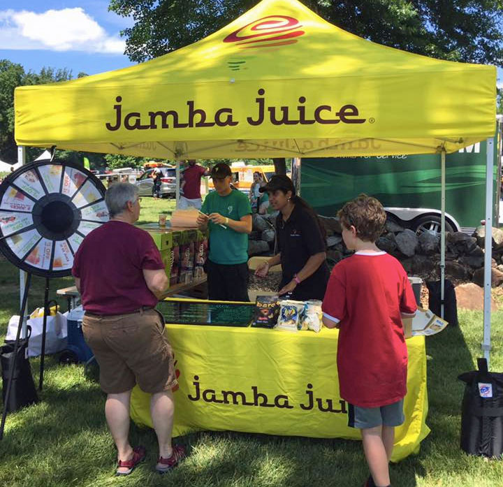 Prize Wheel from Jamba Juice attracts kids and adults